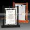 hot sale in european customized wood chalkboard /bar menu wooden clipboard