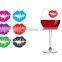 2016 Fabrications Silicone beer bottle Wine Glass Charms /Colorful Glass Drink Markers
