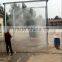Vehicle disinfection misting system used for poultry house