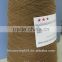 100% Chinese sheep cashmere yarn,14/1NM, dyed brown color