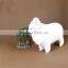 Plush Lifelike garden decorative animals goat outdoor animal garden decorations