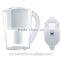 Digital time control plastic portable water filter pitcher mini water filter