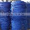 22mm 3 strands twisted blue polyester rope, polymide rope