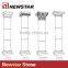 Newstar handcraft cap marble stone gate pillar design