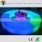 Manufacturer L120*W43*H43 CM PE bar chair/LED snake stool with remote control 16 mix changeable colors