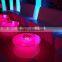 ECO-friendly led bar table and chair with changing color