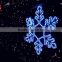 Hanging plastic ornament twinkle led glittering christmas snowflake