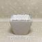 China Manufacturer stocked White Porcelain square ceramic dish