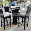 Modern hotel furniture bar stool chair and table for outdoor indoor use
