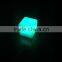Rechargeable Battery Operated RGB Lighted Square Lamp with 16 Colors Changing