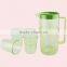 1800ml Drinking Set Insulated Plastic Cooler Water jug set with 4 Cup
