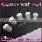 Beautyful short artificial french nails tip most popular nail art designs