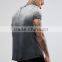 Custom Short Sleeve Crew Neck Raw Hem Exposed Seams Men's 100% Cotton 180gsm Soft Jersey Anti Shrink Casual Blank T-Shirt