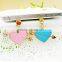 OEM fashion 2d/3d heart cell phone earphone anti dust plug for iphone/Samsung/htc/ipad