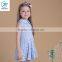 Newest Summer Doll Collar Baby Girls Sleeveless Dress Designs For Party