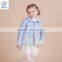 Kids Winter Woolen Coat Girls Outwear With Flower Printing Designs For Kids Clothes