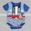 New Arrival Wholesale 100% cotton plain color baby romper short sleeve baby summer rompers