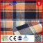 Hot sale comfortable cotton spandex check fabric factory