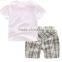 Wholesale exporting european baby boy clothing sets kids sport clothes