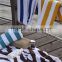 wholesale hotel all cotton yellow and white stripe Swimming towel beach towels