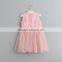 Latest sleeveless designs kids clothes girl dress tutu baby girl dress