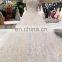 LS00258 V Back Short Sleeves Long Train Bulk Wedding Dresses Arabic Style for Black Women
