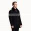 OEM Clothing Fashion Wool Heavy Winter Black Mens Coats With Fur Collar