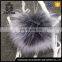 Hot Sale High Quality Multi Color Ball Raccoon Pompoms Faux Fox Fur Pom Keychain