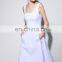 white sleeveless knee length European style brand day going out dress in clothing
