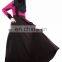 Wholesale Muslim clothing design satin maxi dress long sleeve