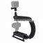 Shape Portable Handheld DV Bracket Stabilizer + Video Microphone Kit with Cold Shoe Tripod Head for All SLR Cameras