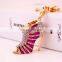 Bag charms Accessory High Heel Shoe Rhinestone Keychain