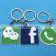 Four Leaf Lucky Keychain Custom Blank Metal Keychain Wholesale Cheap Price Metal Keychain