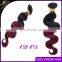 Burgundy Brazilian Hair Weave Red Ombre Human Hair Extension Body Wave Ombre Brazilian Hair