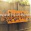 Rusty Metal Laser Cut Garden Decorative Corten Steel Bubble Screens