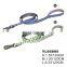Custom dog leash printed logo free sample no minimum order