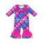 Girl Toddler Tie Dye Romper Baby Bodysuit Bodycon Jumpsuit