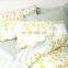 RawHouse Home textile plant yellow flower print cotton bedding set