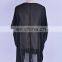 2019 Casual Embroidered V-Neck Batwing Sleeve Summer Beach Dress Black Cotton Tunic Women Beachwear Mini Dress Sarong pareo