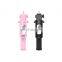 Mini Handheld Audio Cable Wired Selfie Stick Extendable Monopod Self Stick For Iphone Android Mobile Phone