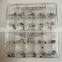 No,122(1) CAT C7 C9 medium pressure nozzle needle valve lift adjustment shims (6.40-6.80)20kidsx5pcs=100pcs