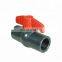 4 inch upvc/cpvc grey compact ball valve PN10 for water use