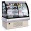 curved insulated glass for cake showcase display cooler