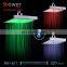 Customized fashionable led light tap shower with sensor