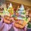 Shaka-Boom taiyaki ice cream waffle cone /taiyaki open mouth maker making machine