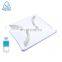 Intelligent Blue Tooth Wireless White Bathroom Glass Platform Weighing Digital Scale