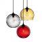 Colorful Glass Sphere Pendant Lamp E27 Retro Indoor Decorative Lighting