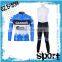High quality blue long sleeve design cycling clothing custom                        
                                                                                Supplier's Choice