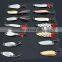 14pcs fishing lure set Metal Trout Spoon Fishing Lure  Hard Lures set