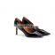 Women Latest Patent Design High Heels Pointed Toe Pumps Sandals Shoes Ladies Dress Shoes for Party